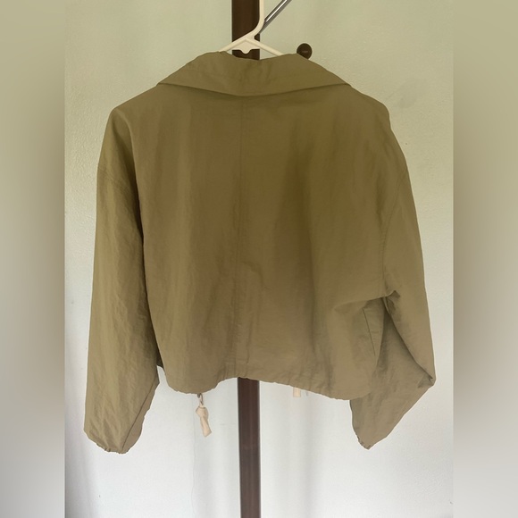 Happy Camper Olive Utility Windbreaker Jacket - Picture 4 of 10